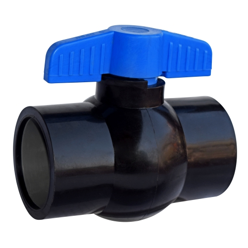 Aquazen Solid Ball Valve - Black (Agriculture)